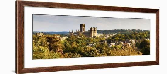 Durham Cathedral View from Wharton Park, Durham, County Durham, England-null-Framed Photographic Print