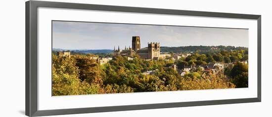 Durham Cathedral View from Wharton Park, Durham, County Durham, England-null-Framed Photographic Print