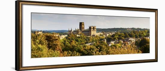 Durham Cathedral View from Wharton Park, Durham, County Durham, England-null-Framed Photographic Print