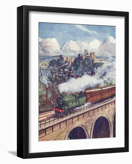 Durham, from Railway-null-Framed Art Print