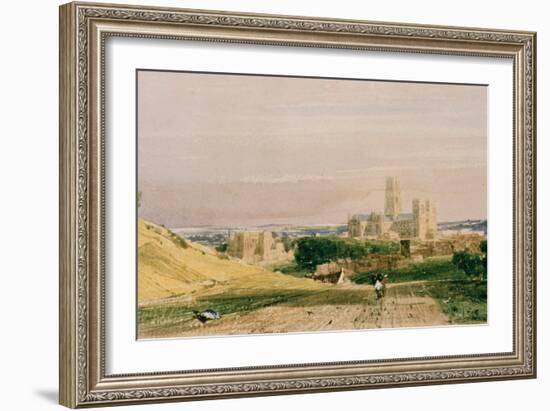 Durham from the Fields, 1830-Thomas Shotter Boys-Framed Giclee Print