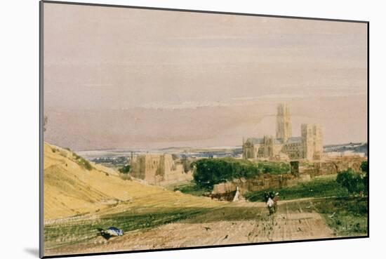 Durham from the Fields, 1830-Thomas Shotter Boys-Mounted Giclee Print