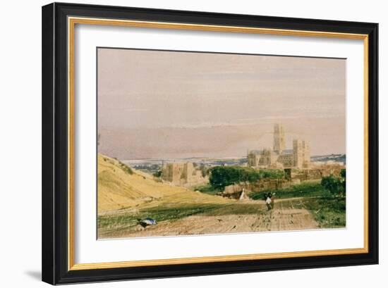 Durham from the Fields, 1830-Thomas Shotter Boys-Framed Giclee Print