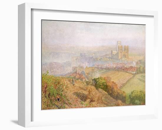 Durham, Misty with Colliery Smoke-Alfred William Hunt-Framed Giclee Print