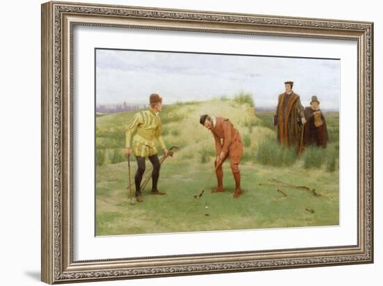 During the Time of the Sermonses, 1896-John Charles Dollman-Framed Giclee Print