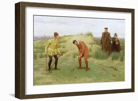 During the Time of the Sermonses, 1896-John Charles Dollman-Framed Giclee Print