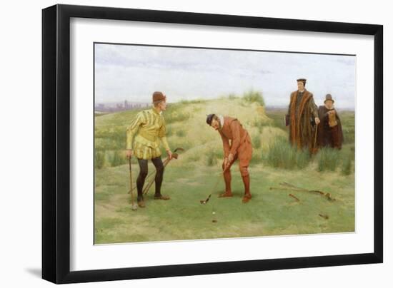 During the Time of the Sermonses, 1896-John Charles Dollman-Framed Giclee Print