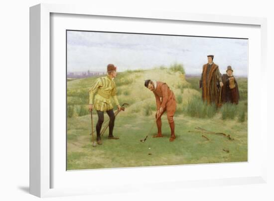 During the Time of the Sermonses, 1896-John Charles Dollman-Framed Giclee Print