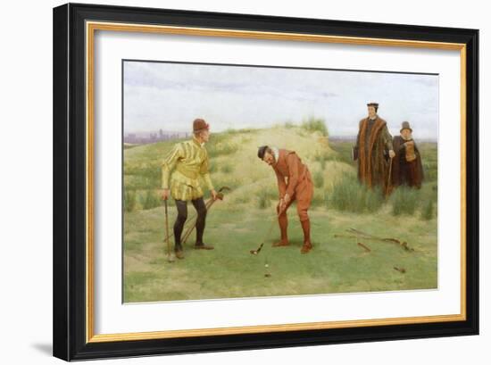 During the Time of the Sermonses, 1896-John Charles Dollman-Framed Giclee Print