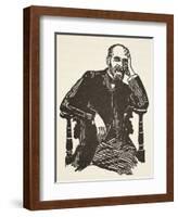 Durkheim, Copy by Boris Mestchersky-French School-Framed Giclee Print