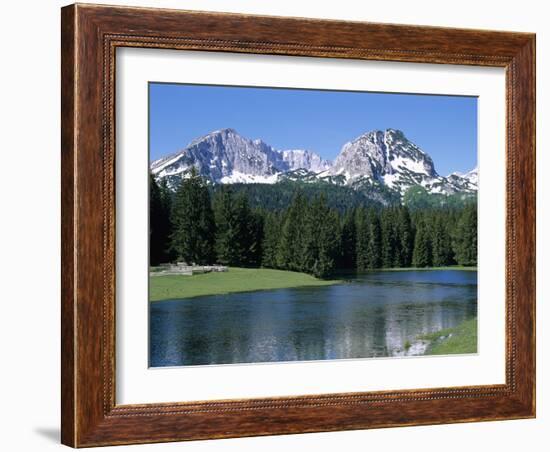 Durmitor Mountain Range, Near Zabljak, Durmitor National Park, UNESCO World Heritage Site, Tramonta-Stuart Black-Framed Photographic Print