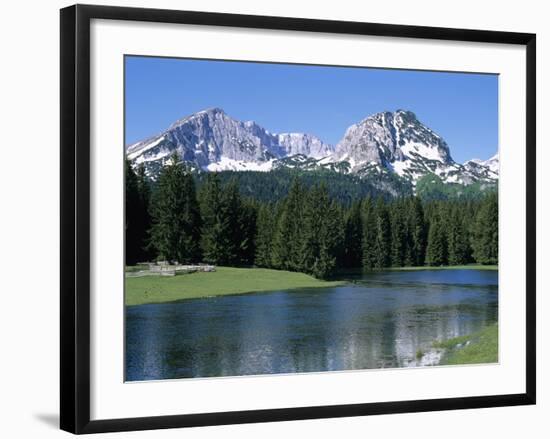 Durmitor Mountain Range, Near Zabljak, Durmitor National Park, UNESCO World Heritage Site, Tramonta-Stuart Black-Framed Photographic Print