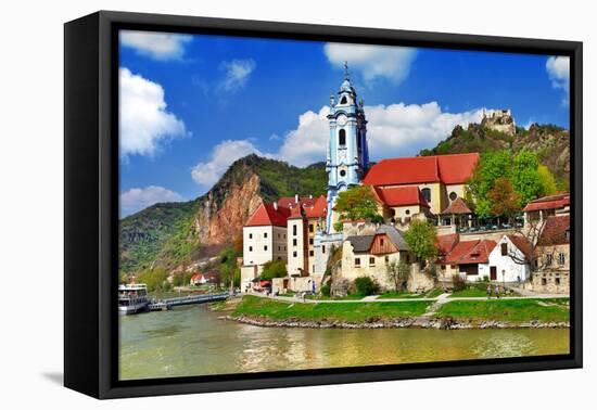 Durnstein near Vienna, Lower Austria, Pictoial Wachau Valley-Maugli-l-Framed Premier Image Canvas