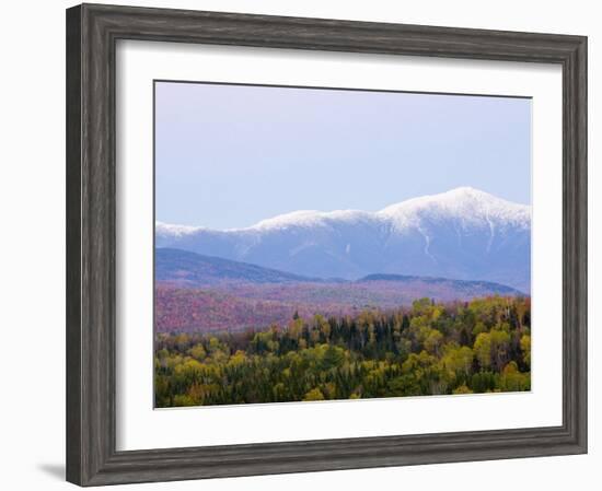 Dusk and Mount Washington, White Mountains, Bethlehem, New Hampshire, USA-Jerry & Marcy Monkman-Framed Photographic Print