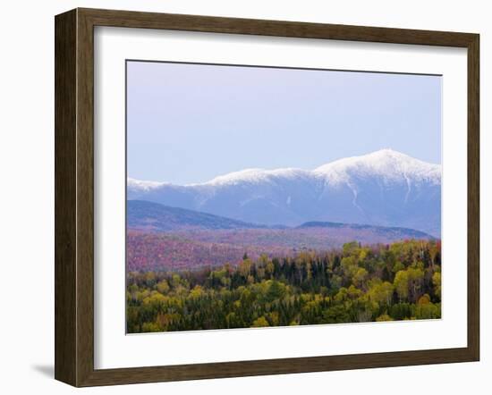 Dusk and Mount Washington, White Mountains, Bethlehem, New Hampshire, USA-Jerry & Marcy Monkman-Framed Photographic Print