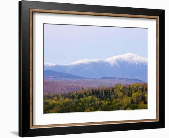 Dusk and Mount Washington, White Mountains, Bethlehem, New Hampshire, USA-Jerry & Marcy Monkman-Framed Photographic Print