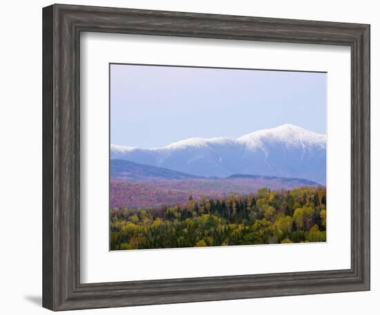 Dusk and Mount Washington, White Mountains, Bethlehem, New Hampshire, USA-Jerry & Marcy Monkman-Framed Photographic Print