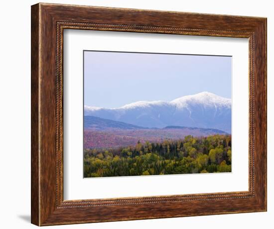 Dusk and Mount Washington, White Mountains, Bethlehem, New Hampshire, USA-Jerry & Marcy Monkman-Framed Photographic Print