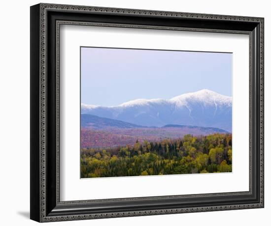 Dusk and Mount Washington, White Mountains, Bethlehem, New Hampshire, USA-Jerry & Marcy Monkman-Framed Photographic Print