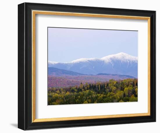 Dusk and Mount Washington, White Mountains, Bethlehem, New Hampshire, USA-Jerry & Marcy Monkman-Framed Photographic Print