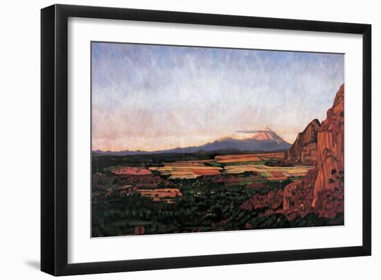 Dusk at Chalcatzingo, 2007-Pedro Diego Alvarado-Framed Giclee Print