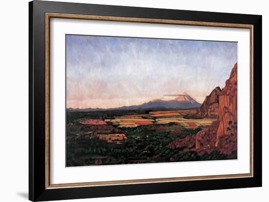 Dusk at Chalcatzingo, 2007-Pedro Diego Alvarado-Framed Giclee Print