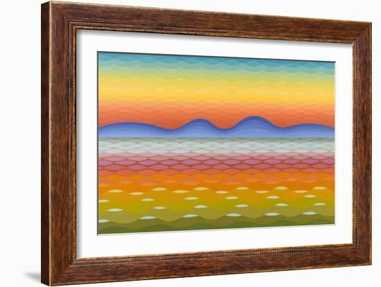 Dusk at Lake Balaton, 1991-Emil Parrag-Framed Giclee Print