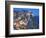 Dusk Falls on a Hillside Town Overlooking the Mediterranean Sea, Manarola, Cinque Terre, Italy-Dennis Flaherty-Framed Photographic Print