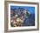 Dusk Falls on a Hillside Town Overlooking the Mediterranean Sea, Manarola, Cinque Terre, Italy-Dennis Flaherty-Framed Photographic Print