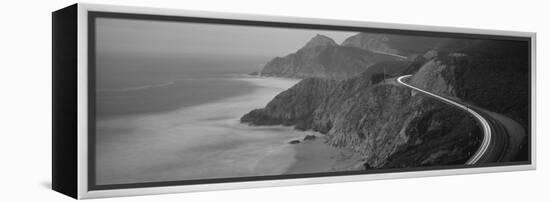 Dusk Highway 1 Pacific Coast Ca USA-null-Framed Stretched Canvas