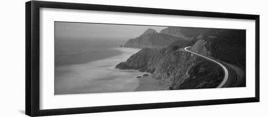 Dusk Highway 1 Pacific Coast Ca USA--Framed Photographic Print