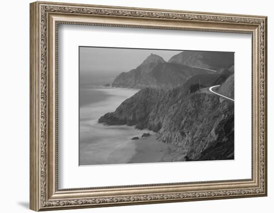 Dusk Highway 1 Pacific Coast CA USA-null-Framed Photographic Print