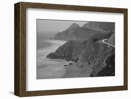 Dusk Highway 1 Pacific Coast CA USA-null-Framed Photographic Print