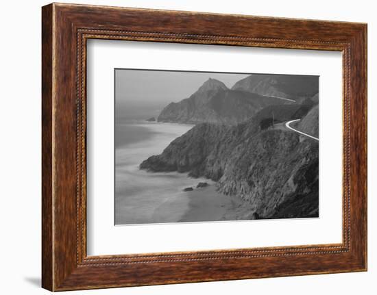 Dusk Highway 1 Pacific Coast CA USA-null-Framed Photographic Print