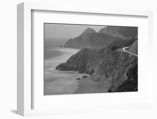 Dusk Highway 1 Pacific Coast CA USA-null-Framed Photographic Print