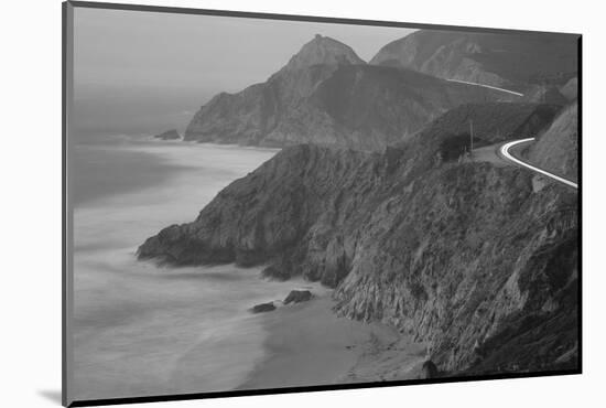 Dusk Highway 1 Pacific Coast CA USA-null-Mounted Photographic Print
