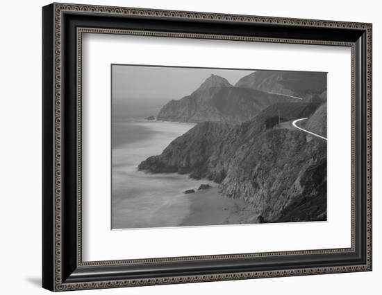 Dusk Highway 1 Pacific Coast CA USA-null-Framed Photographic Print