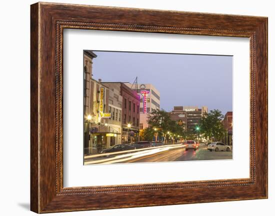 Dusk in Downtown Fargo, North Dakota, USA-Chuck Haney-Framed Photographic Print