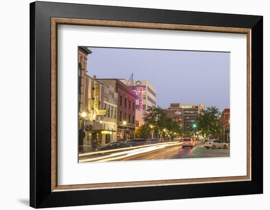 Dusk in Downtown Fargo, North Dakota, USA-Chuck Haney-Framed Photographic Print