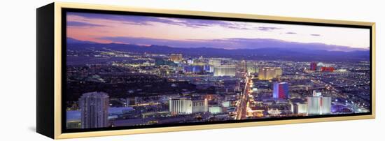 Dusk Las Vegas Nv, USA-null-Framed Premier Image Canvas