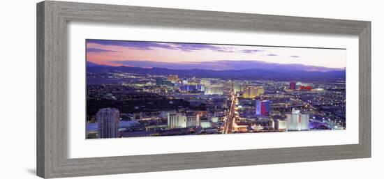 Dusk Las Vegas Nv, USA-null-Framed Photographic Print