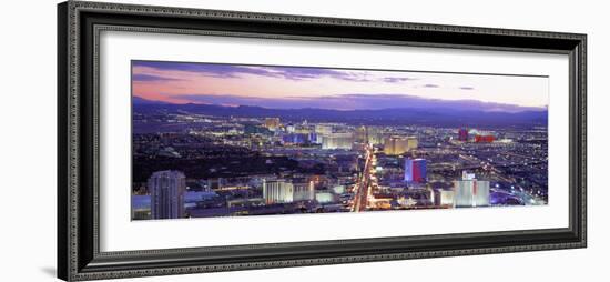 Dusk Las Vegas Nv, USA-null-Framed Photographic Print