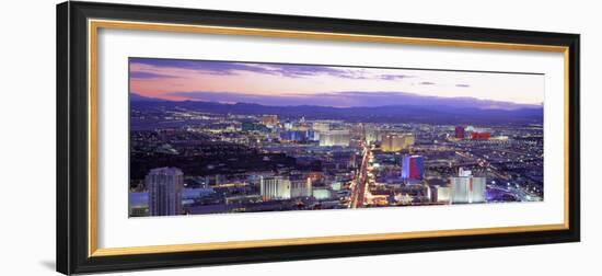 Dusk Las Vegas Nv, USA-null-Framed Photographic Print