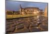 Dusk lights on the Colosseum, the old Flavian Amphitheatre, and symbol of the city, UNESCO World He-Roberto Moiola-Mounted Photographic Print