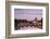 Dusk Lights on Tiber River with Bridge Umberto I and Basilica Di San Pietro in the Background, Rome-Roberto Moiola-Framed Photographic Print