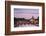 Dusk Lights on Tiber River with Bridge Umberto I and Basilica Di San Pietro in the Background, Rome-Roberto Moiola-Framed Photographic Print