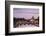 Dusk Lights on Tiber River with Bridge Umberto I and Basilica Di San Pietro in the Background, Rome-Roberto Moiola-Framed Photographic Print