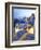 Dusk, Oia, Santorini, Cyclades Islands, Greece-Peter Adams-Framed Photographic Print