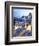 Dusk, Oia, Santorini, Cyclades Islands, Greece-Peter Adams-Framed Photographic Print