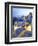 Dusk, Oia, Santorini, Cyclades Islands, Greece-Peter Adams-Framed Photographic Print